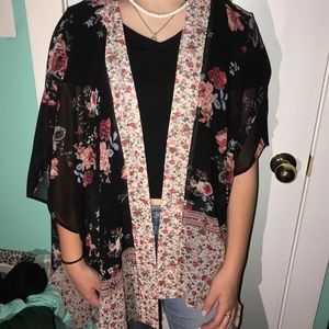 Open flower blouse